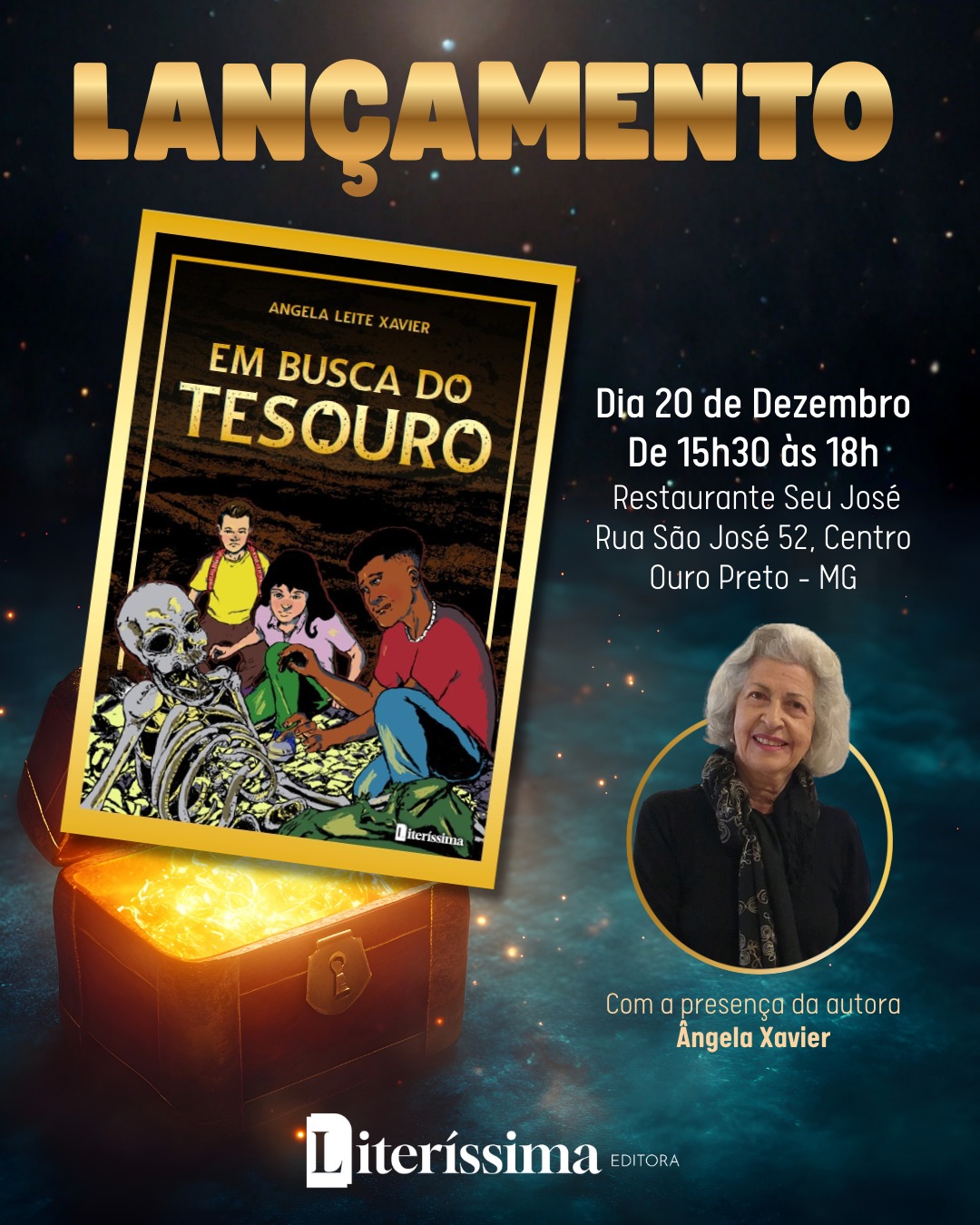 Literatura infantojuvenil mescla história, cultura afro-brasileira e fantasia em narrativa ambientada em Ouro Preto